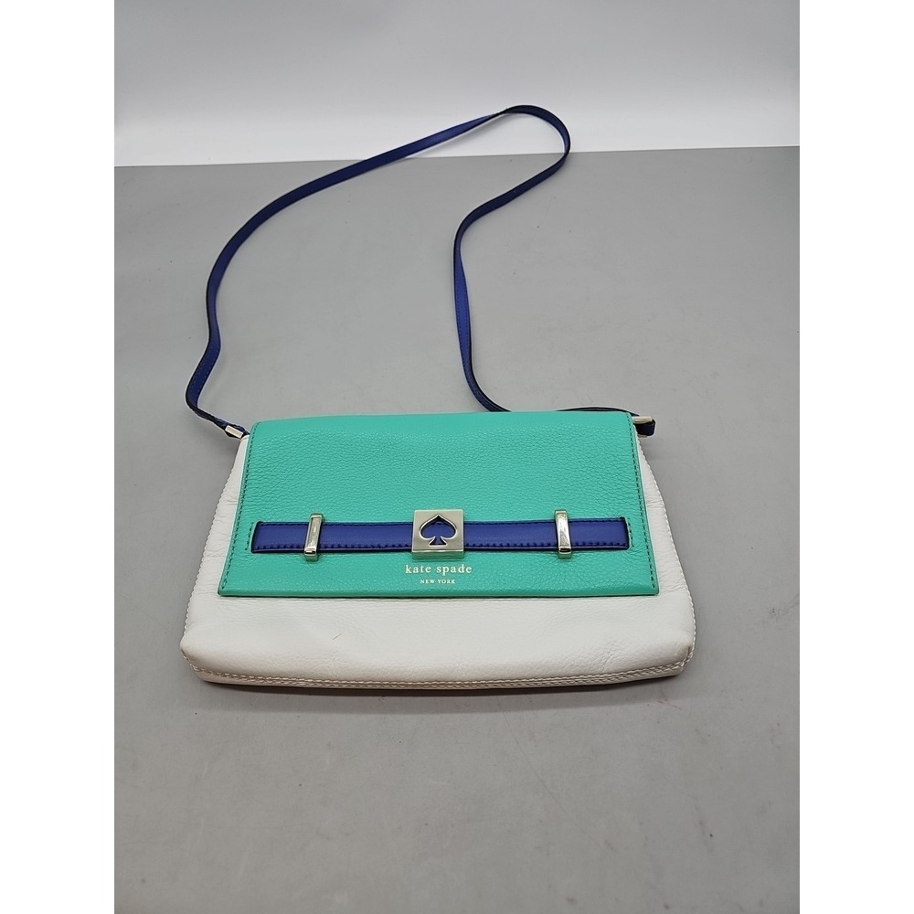 Kate Spade Cove Street Dody Aqua Bloom Green/Teal Crossbody Bag Purse‎